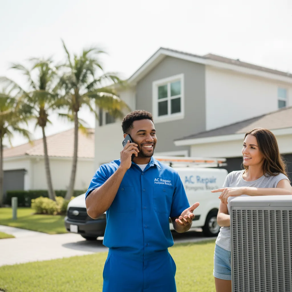 AC Repair Pompano Beach customer support in Dixie